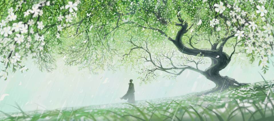 rain desktop 4350x1920 wallpaper