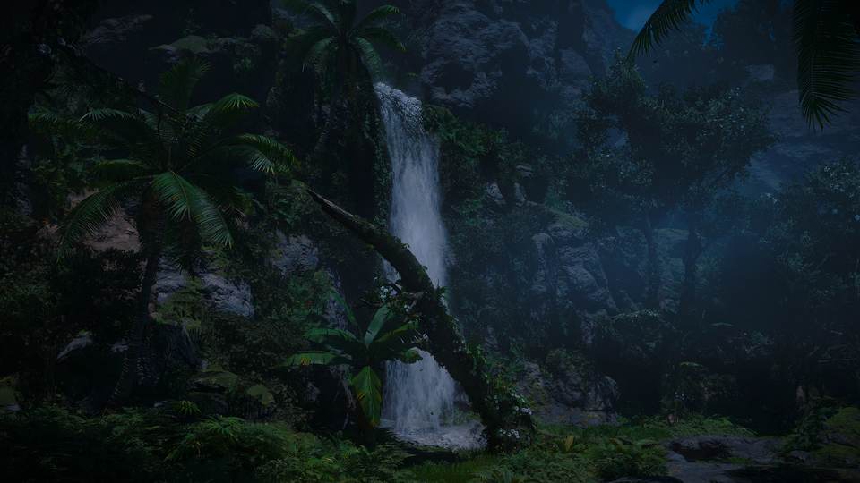 waterfall desktop 2560x1440 wallpaper