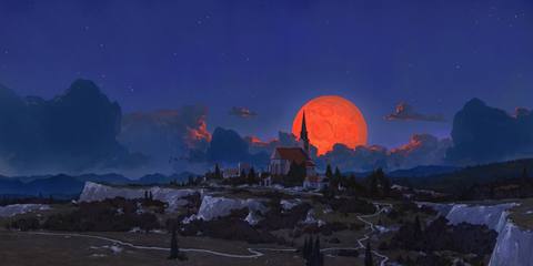 starry sky desktop 1920x960 wallpaper