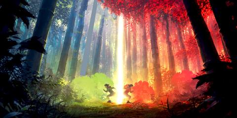 forest desktop 3840x1920 wallpaper