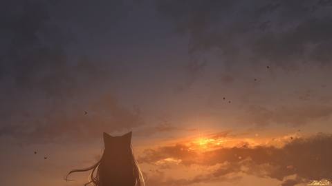 sunset desktop 2204x1240 wallpaper